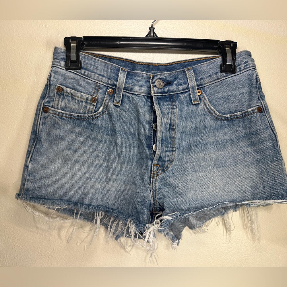 Levi’s 501 high rise shorts